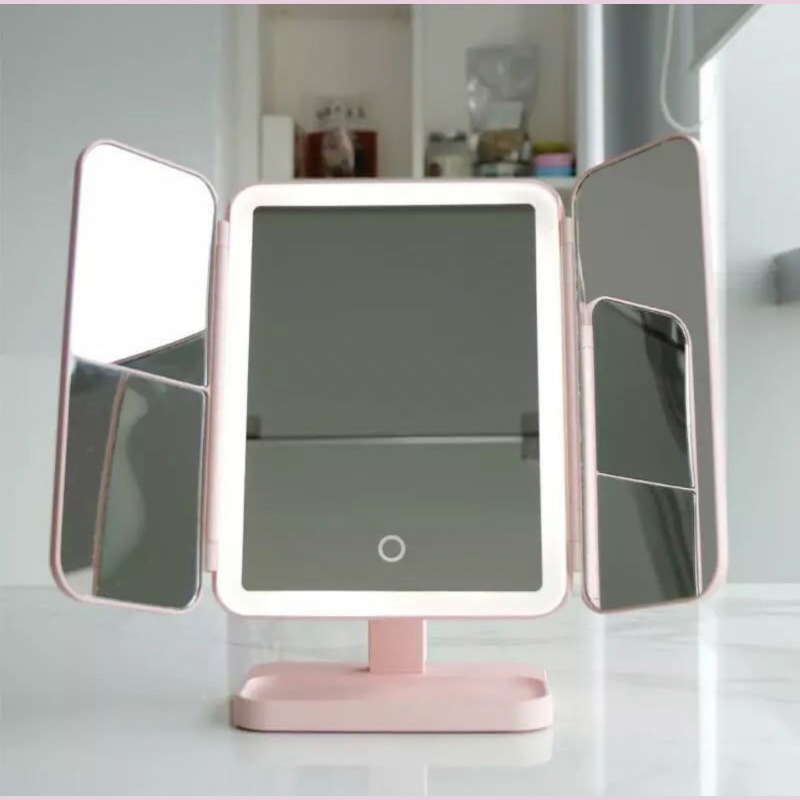 GlowMirror - Tri-Color LED Makeup Spejl til et fejlfrit udseende