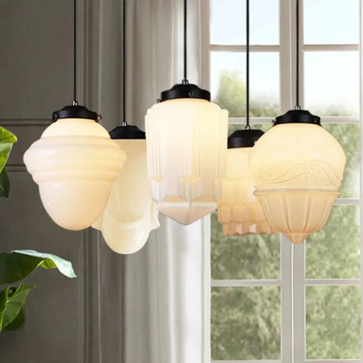 VintageGlow – Elegant geometrisk hængelampe til moderne interiør