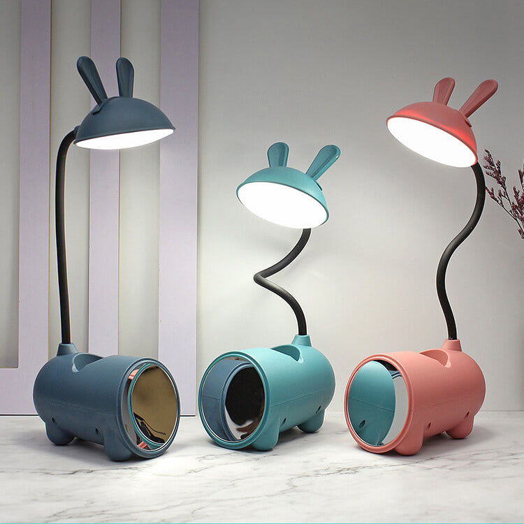 BunnyGlow - LED Skrivebordslampe med touch kontrol og Penholder