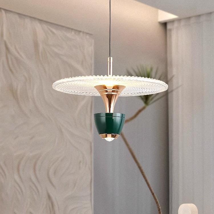 LumaDisc – Moderne skiveformet LED-loftlampe med varm glød