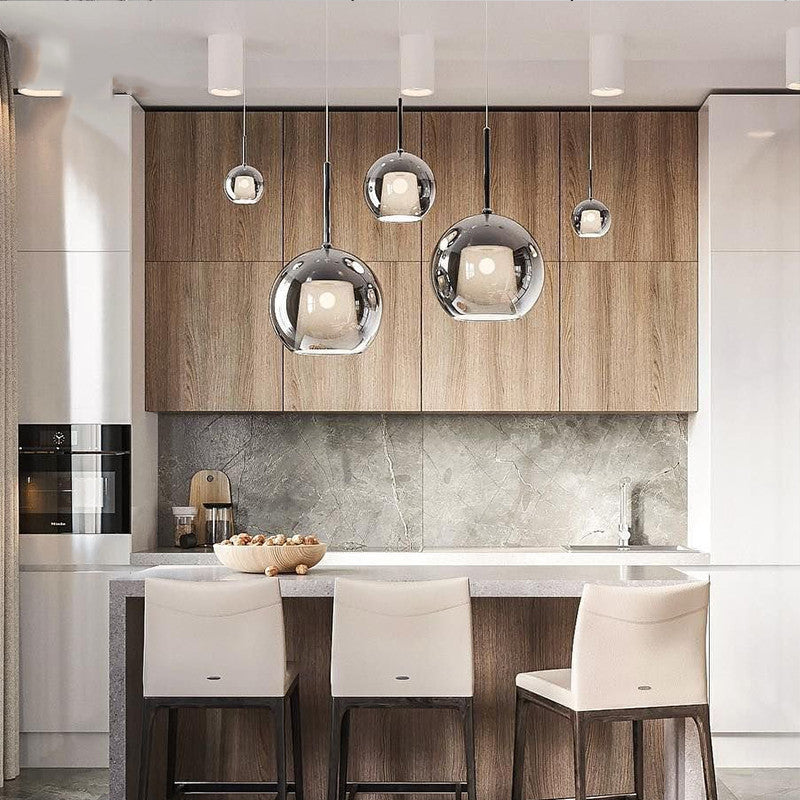 LumaSphere – Moderne glas LED-pendellampe