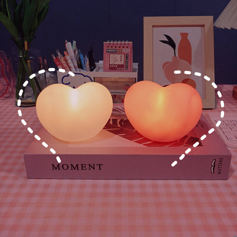 LumiHeart – Elegant Hjerteformet Natlampe for en Hyggelig Atmosfære