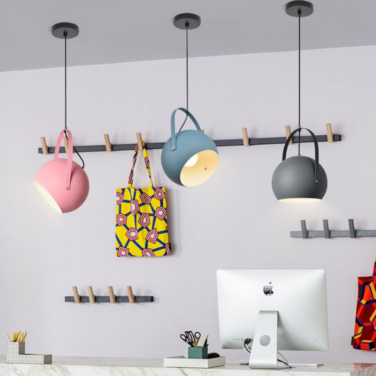 HaloHue - Pendellampe i bløde farver med elegant, afrundet design