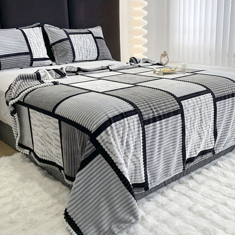 LuxeStripes – Moderne stribemønster Tæppe med stil og komfort