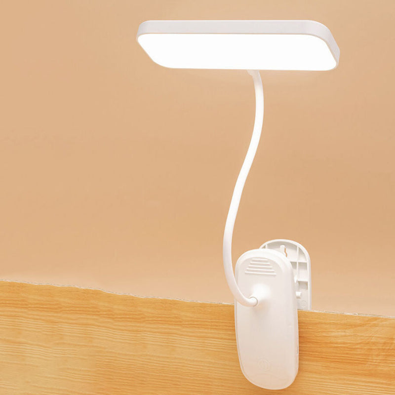 BrightClip – USB-opladelig LED-bordlampe med justerbar klemme
