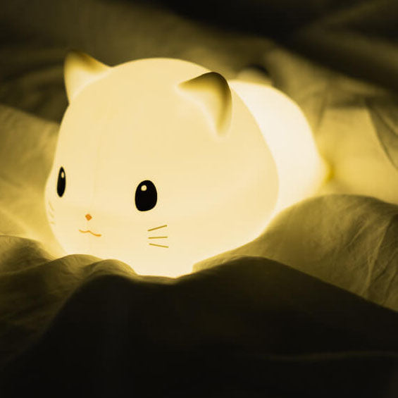GlowPaws – Sød katteformet USB-lampe med timer og blød LED-glød