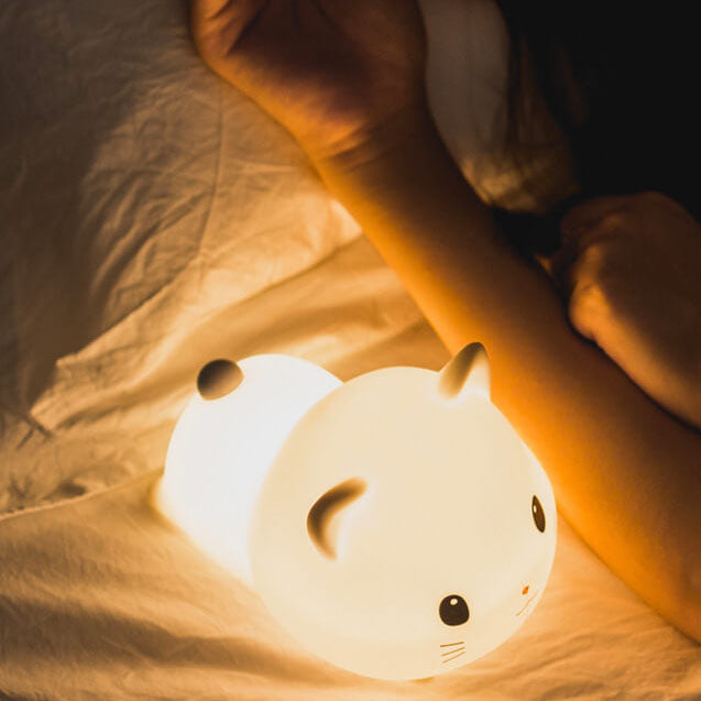 GlowPaws – Sød katteformet USB-lampe med timer og blød LED-glød