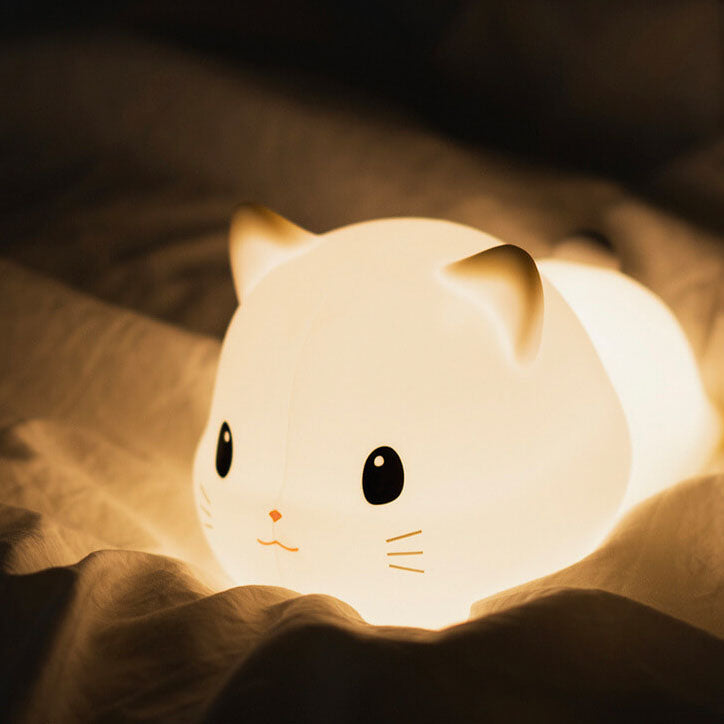 GlowPaws – Sød katteformet USB-lampe med timer og blød LED-glød