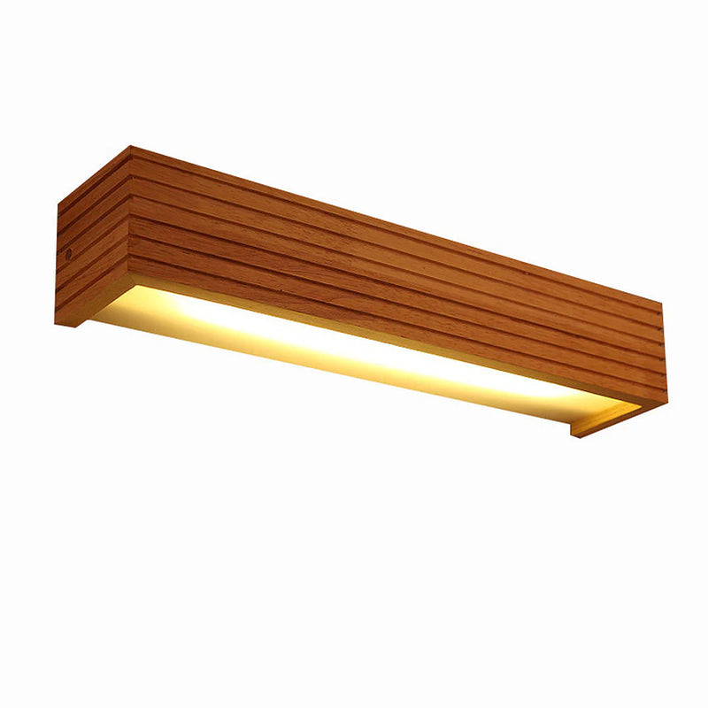 LumiWood – Moderne træ LED-væglampe