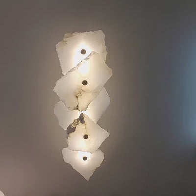 GlowMarble – LED væglampe med marmorfinish til stilfulde og moderne interiører