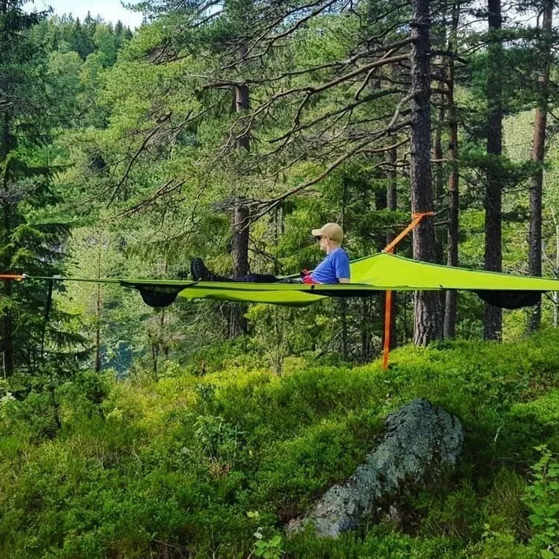 RelaxNest – Rummelig hængekøje til flere personer til behagelig udendørs afslapning og sjov