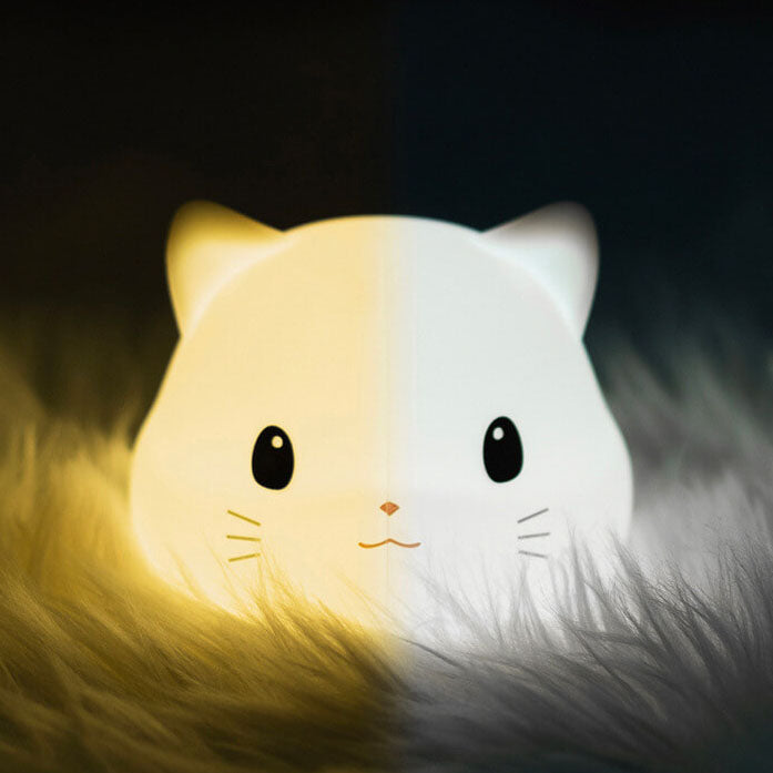 GlowPaws – Sød katteformet USB-lampe med timer og blød LED-glød
