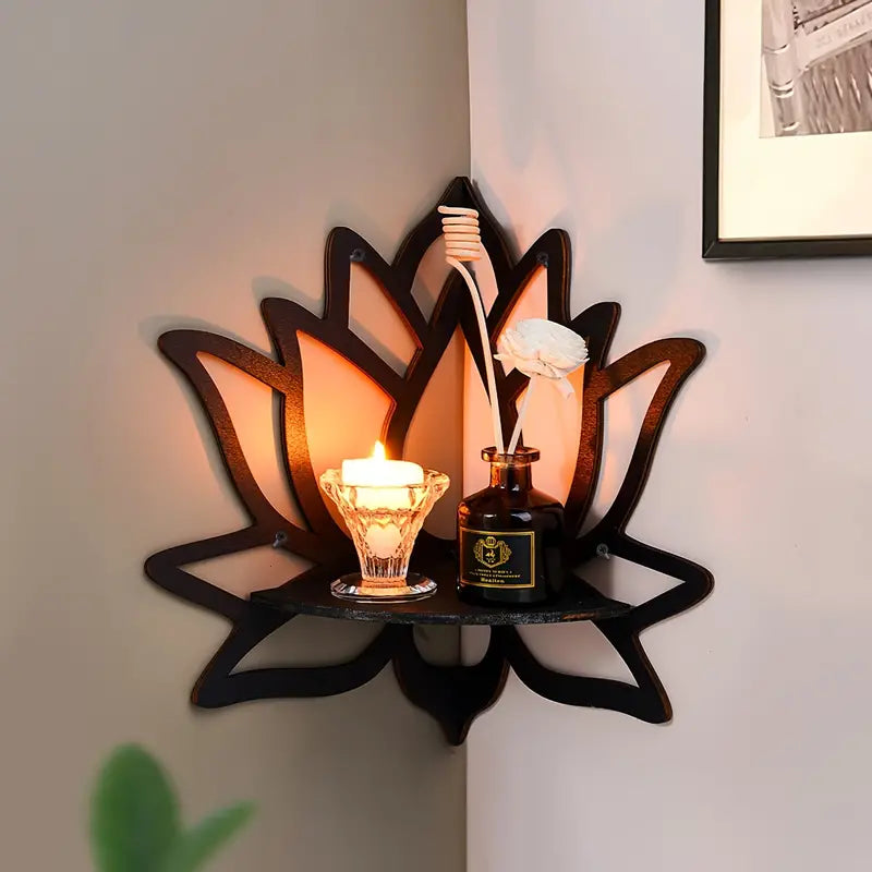 GlowShelf – Flydende væghylde med indbygget LED og elegant design