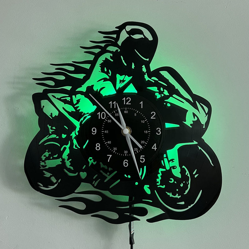 MotoGlow - Motorcykelinspireret væglampe med lydløs præcision