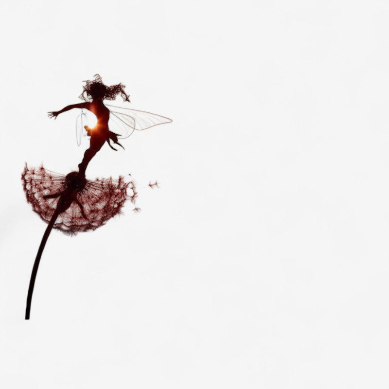 FairyBloom – Dekorativ Feengel Statue med Løvetandsblomst Design