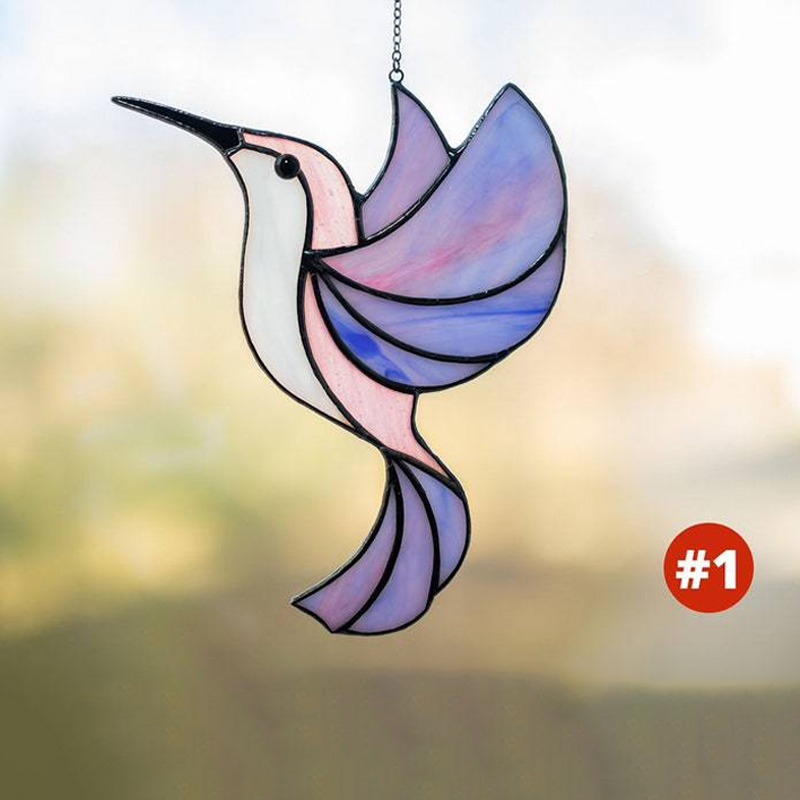 GlideGlow - Kunstneriske Hummingbird Suncatchers til betagende lysrefleksioner