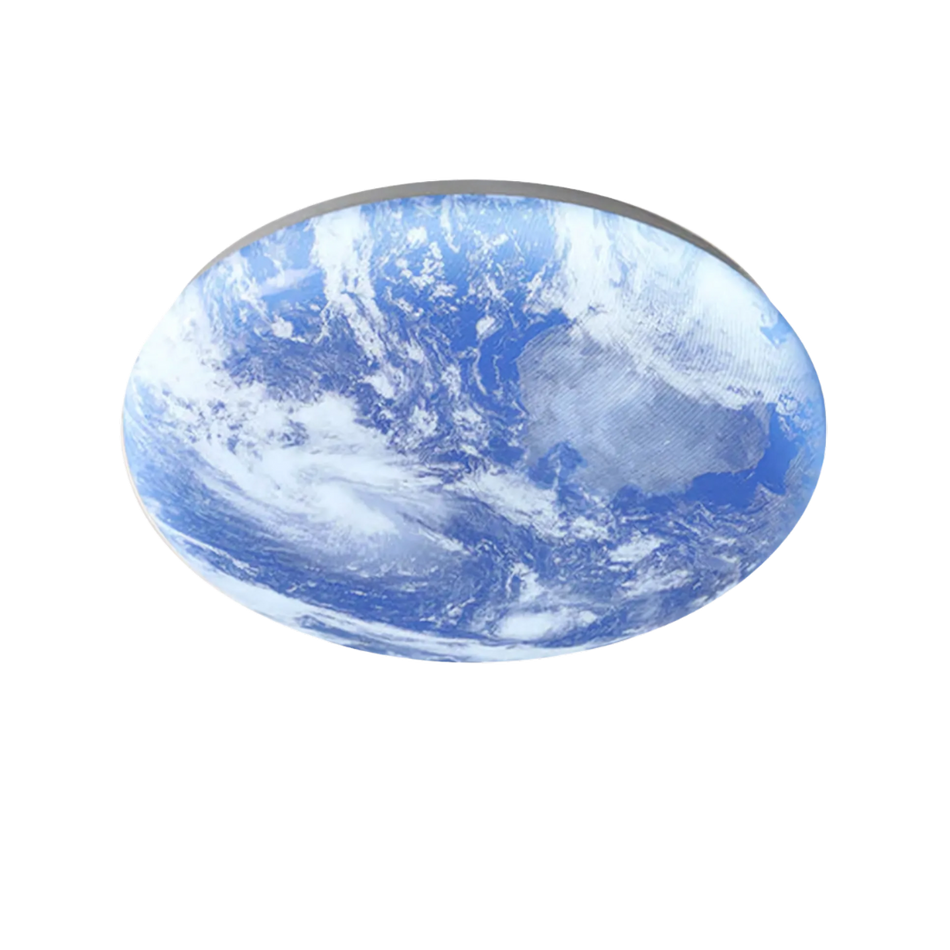 CosmoBeam – Loftslampe med jordtryk med trefarvede tilstande for tilpasselig atmosfære