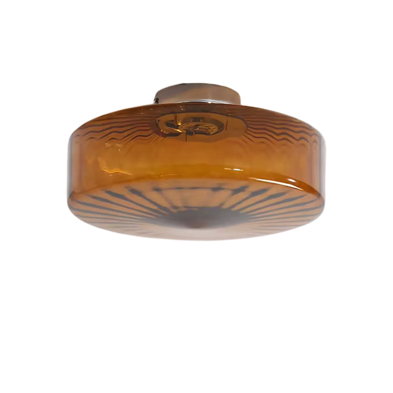 RadiantAura – Sunburst glasloftslampe til elegant belysning og stilfuld indretning