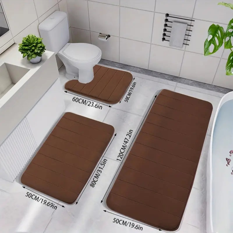 CozyStep - Luksuriøs memory foam-måtte med skridsikker bagside for sikker komfort