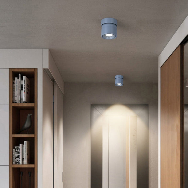 LumiSpin – Roterbar LED-halvnedsænket loftslampe med skandinavisk design