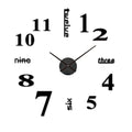 TimeVerse – Moderne vægur med numerisk og ord-timevisning for et stilfuldt look