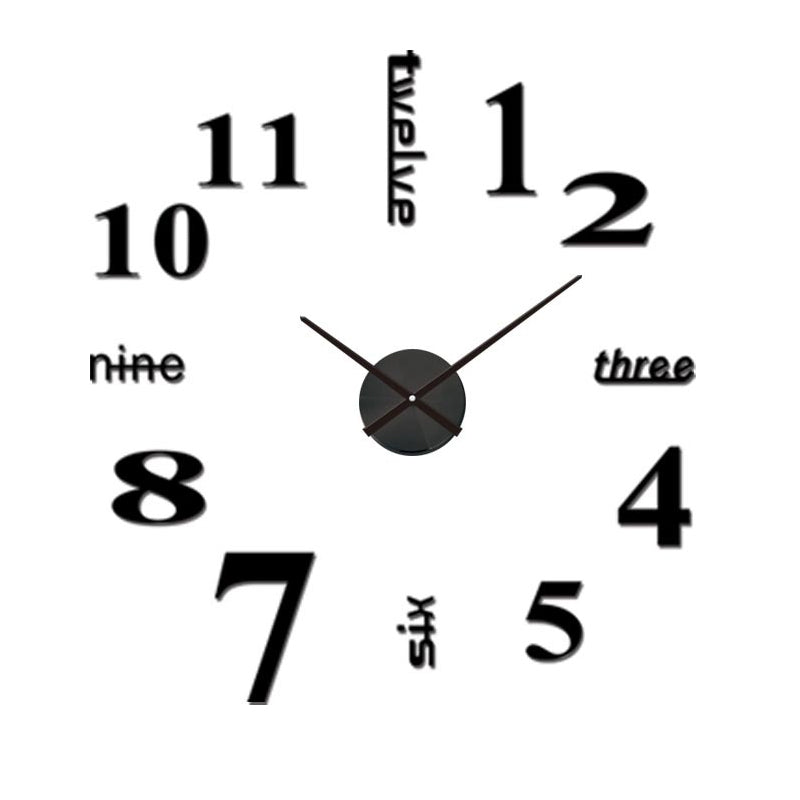 TimeVerse – Moderne vægur med numerisk og ord-timevisning for et stilfuldt look