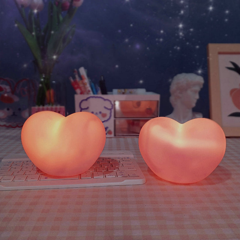 LumiHeart – Elegant Hjerteformet Natlampe for en Hyggelig Atmosfære