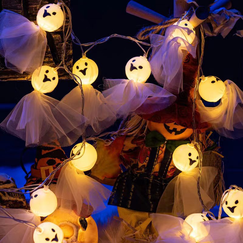 SpookyGlow – Halloween-lys med græskar- og spøgelsesformer til festlig stemning