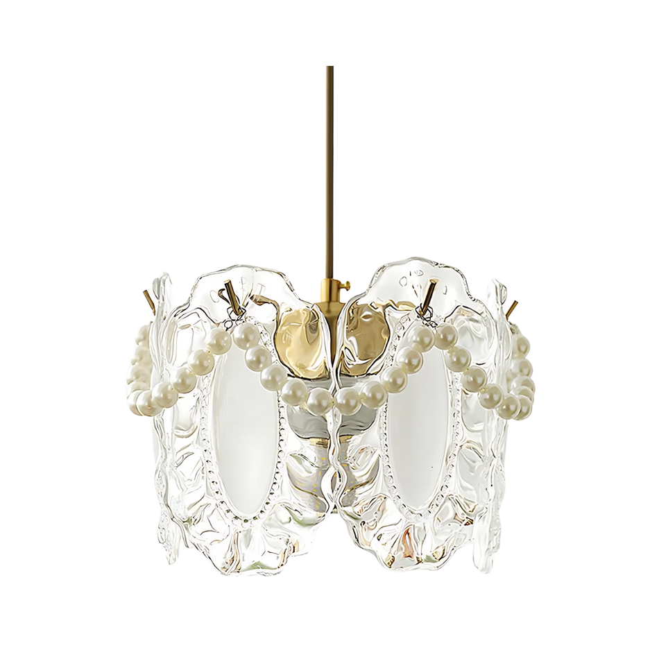 LumiGlow – Elegant pendel med blomsterdetaljer for sofistikeret stemning