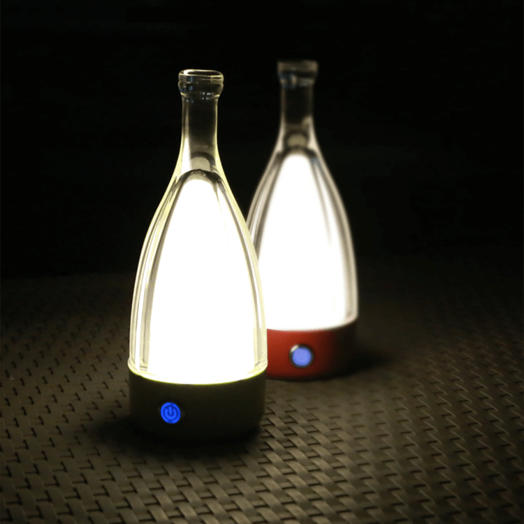 LumiBottle - Berøringskontrol flaskeformet bordlampe med USB-opladning