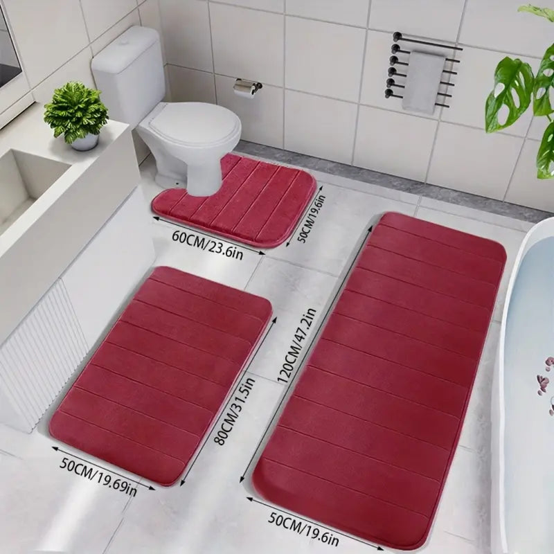 CozyStep - Luksuriøs memory foam-måtte med skridsikker bagside for sikker komfort