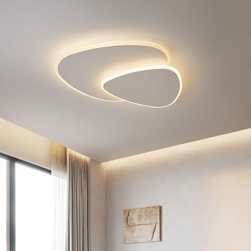 GeoLume – Designer geometrisk metal- og akryl loftslampe