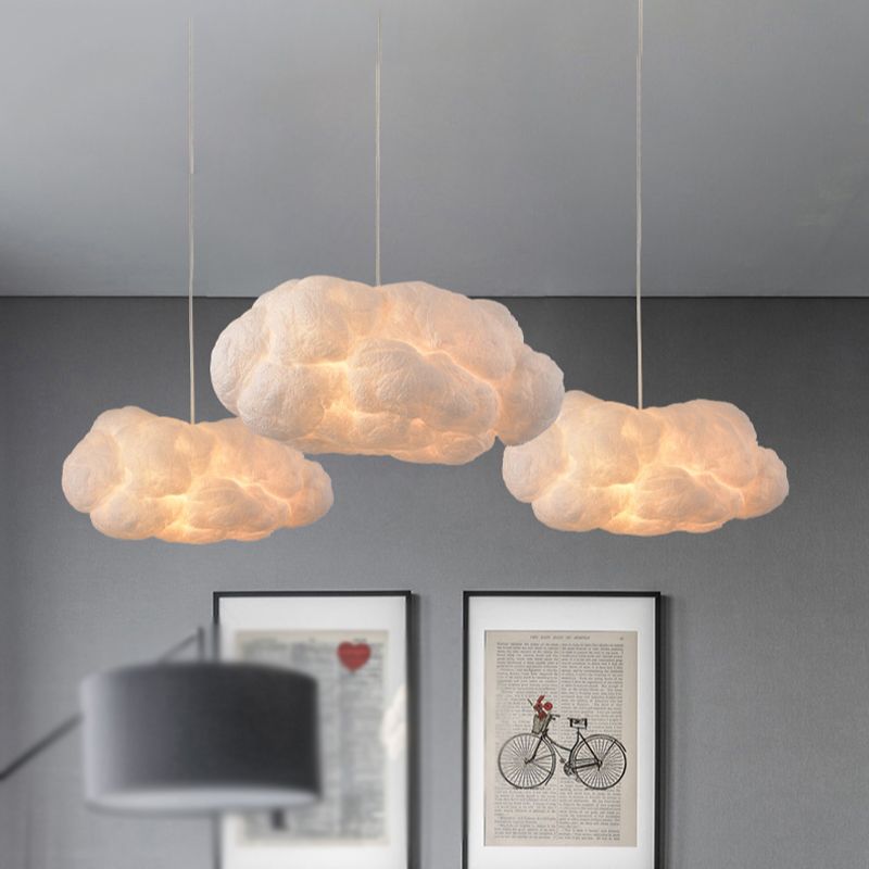 CloudyGlow - Cloud inspireret LED pendellampe til lyse rum