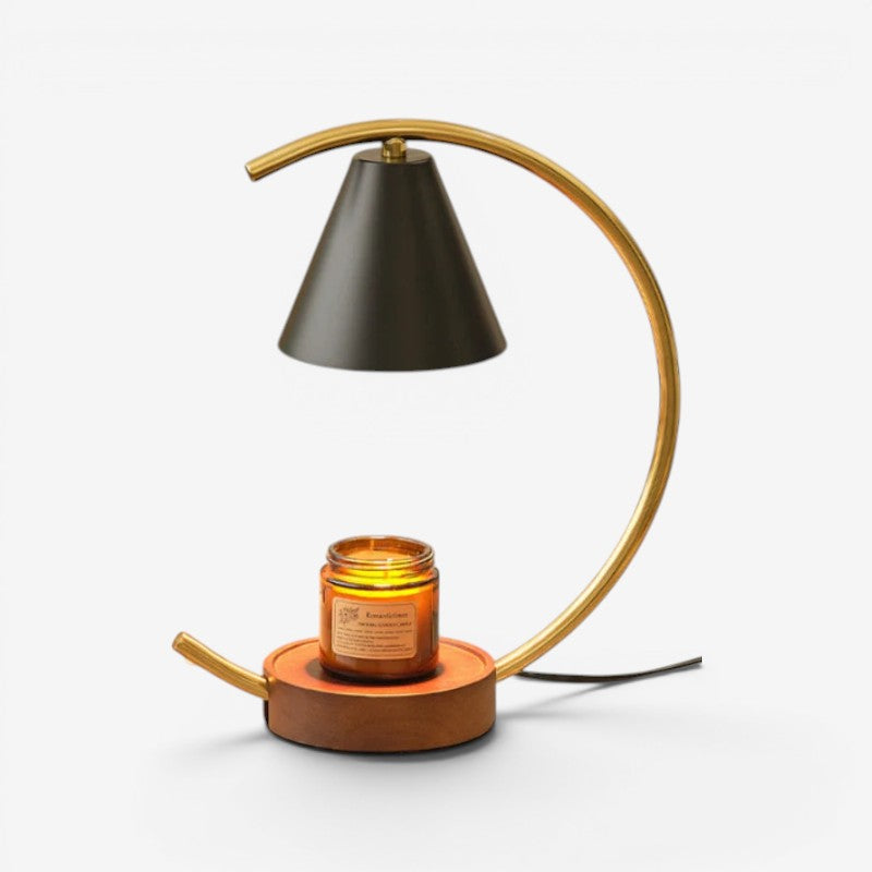 Kreativ Bordlampe med Voks-Smeltende Design