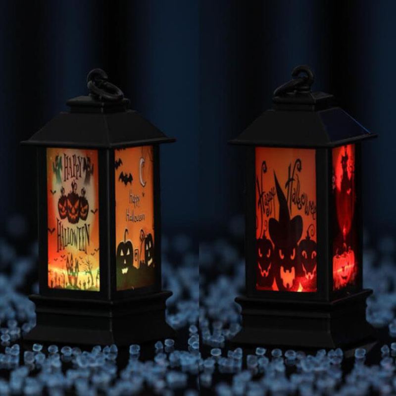 SpookLantern – Skelet-Græskar Halloween LED Oljelampe Dekoration