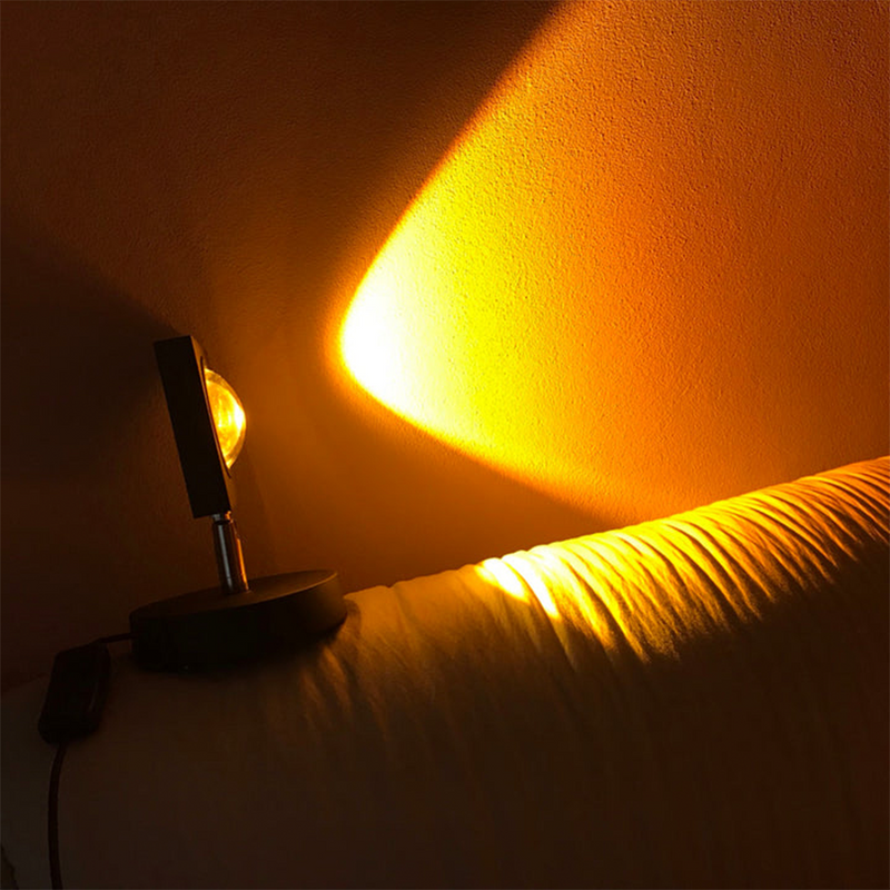 SunsetAura - Elegant retroinspireret lampe