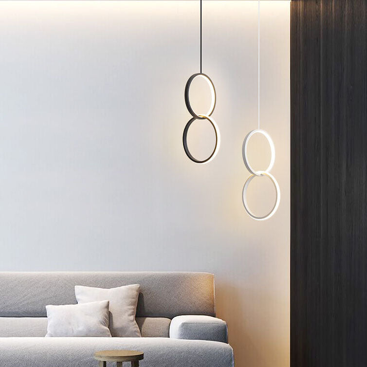 LuxeGlow -Elegant Moderne Pendellampe med Indbygget LED Stilfuld