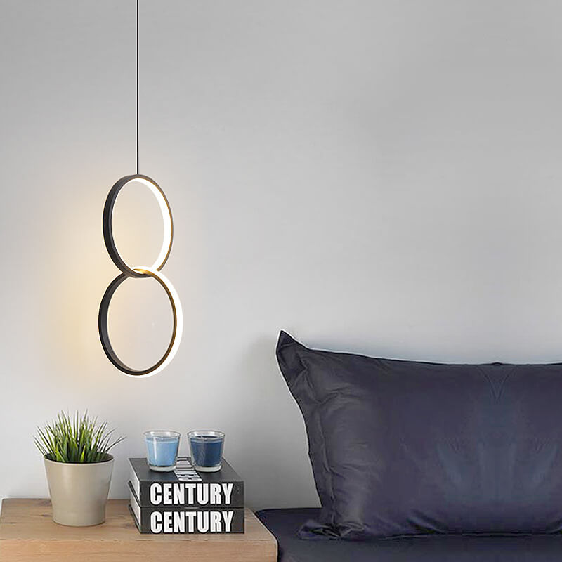 LuxeGlow -Elegant Moderne Pendellampe med Indbygget LED Stilfuld