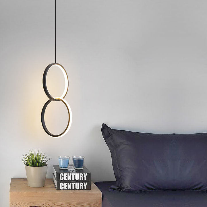 LuxeGlow -Elegant Moderne Pendellampe med Indbygget LED Stilfuld