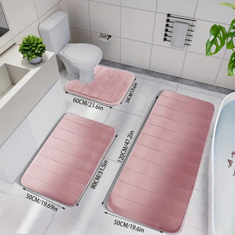 CozyStep - Luksuriøs memory foam-måtte med skridsikker bagside for sikker komfort