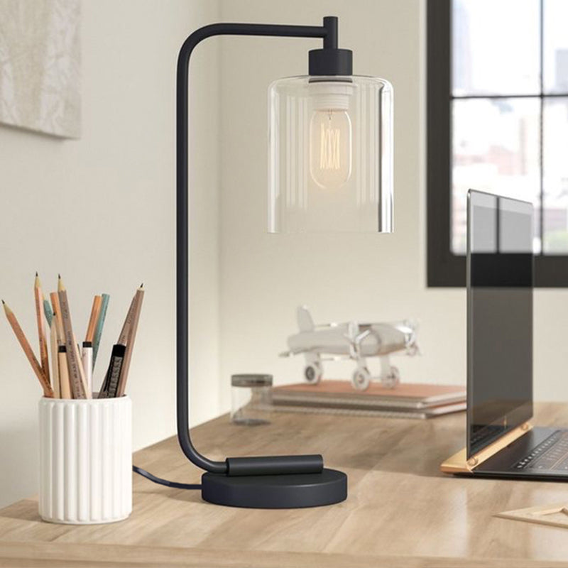 CylindraGlow - Slank cylindrisk bordlampe til moderne interiør