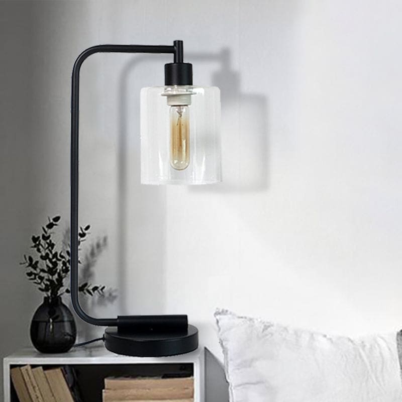 CylindraGlow - Slank cylindrisk bordlampe til moderne interiør