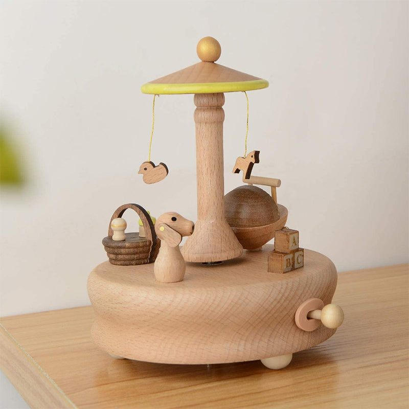 WhimsiMelody – Eventyrlige spilledåser med snurrende figurer og bløde melodier
