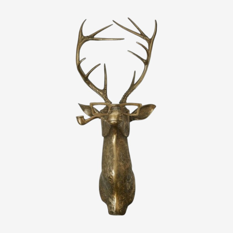 WildAura - Vægmonteret Dyrehovedskulptur til Indendørs Dekoration