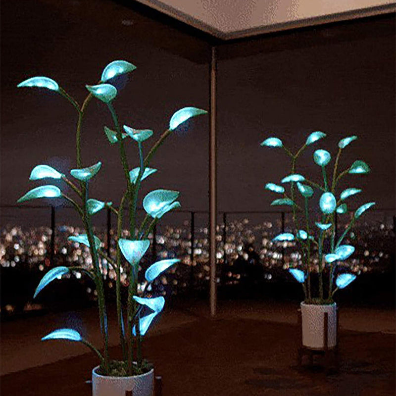 GlowLeaf – Kunstnerisk LED-stueplante med blødt omgivende lys