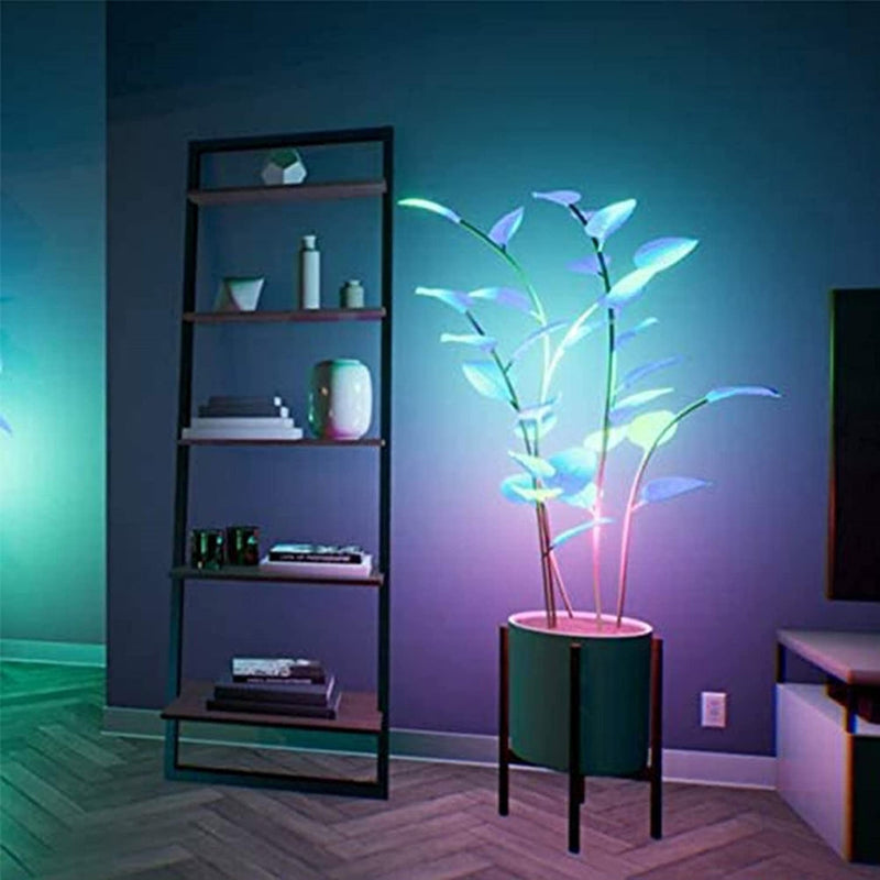 GlowLeaf – Kunstnerisk LED-stueplante med blødt omgivende lys