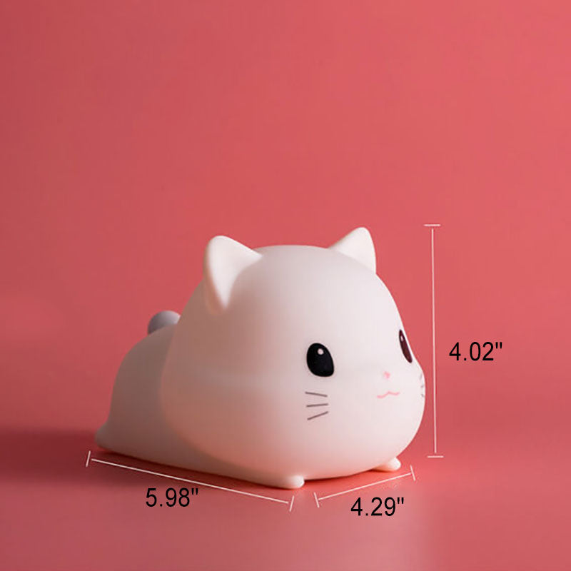 GlowPaws – Sød katteformet USB-lampe med timer og blød LED-glød