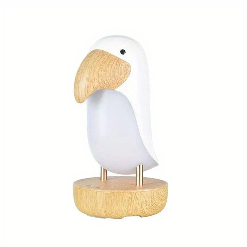 WoodPecker – Trådløs LED-fugleformet lampe til kreativ og hyggelig belysning i hjemmet