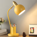 LumiSphere – Moderne kuppelformet natbordslampe med indbygget penholder til stilfuld organisering