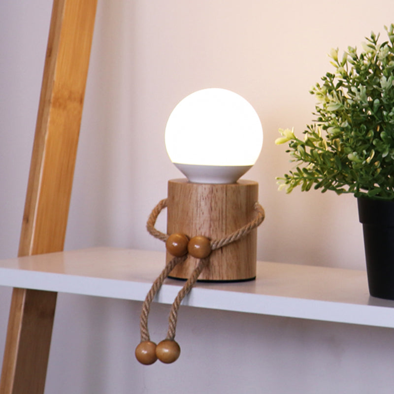 GlowDoll – LED sengelampe i form af en dukke til hyggelig belysning til børn